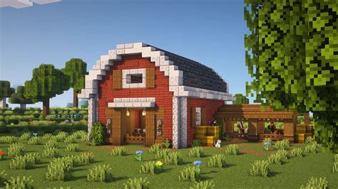 barn ideas for minecraft|how to build minecraft barn.